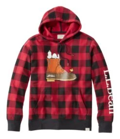 L.L.Bean X Peanuts Adults' Sweatshirt, Hoodie, Bean Boot