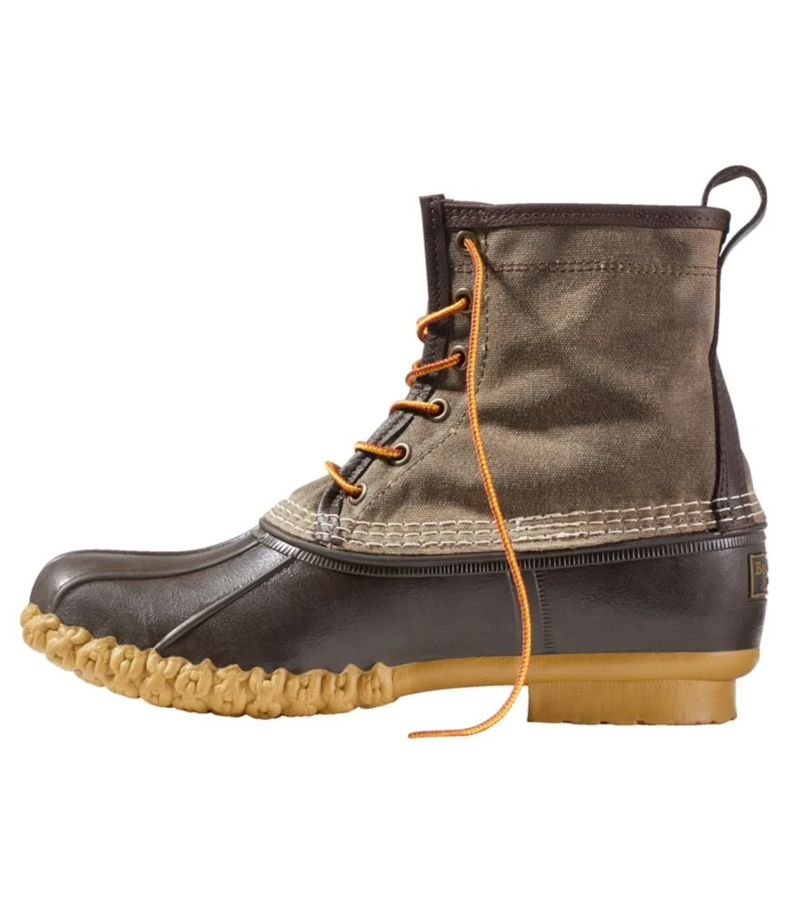 L.L.Bean Men's Bean Boots, 8" Waxed Canvas, Vacationland 4 L.L.Bean Men's Bean Boots, 8" Waxed Canvas, Vacationland - Image 2