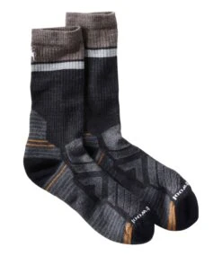 L.L.Bean Men's Smartwool Hike Light Cushion Winding Trail Socks, Crew