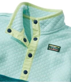 L.L.Bean Infants' And Toddler's Quilted Quarter-Snap Pullover, Colorblock -L.L.Bean 519373 0 47