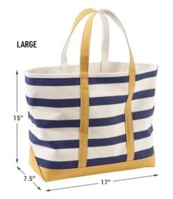 L.L.Bean Boat And Tote®, Open-Top, Stripe -L.L.Bean 519416 0 46