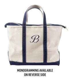 L.L.Bean Boat And Tote, Zip-Top, Vacationland, Large -L.L.Bean 519423 0 47
