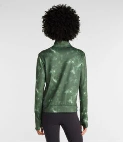 L.L.Bean Women's VentureSoft Pullover, Quarter-Zip Print -L.L.Bean 519459 0 45
