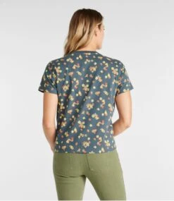 L.L.Bean Women's Saturday T-Shirt, Crewneck Short-Sleeve Print 7 L.L.Bean Women's Saturday T-Shirt, Crewneck Short-Sleeve Print -L.L.Bean 519598 0 45