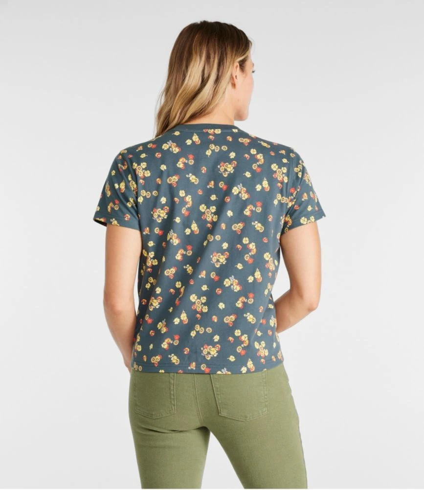 L.L.Bean Women's Saturday T-Shirt, Crewneck Short-Sleeve Print 5 L.L.Bean Women's Saturday T-Shirt, Crewneck Short-Sleeve Print - Image 3