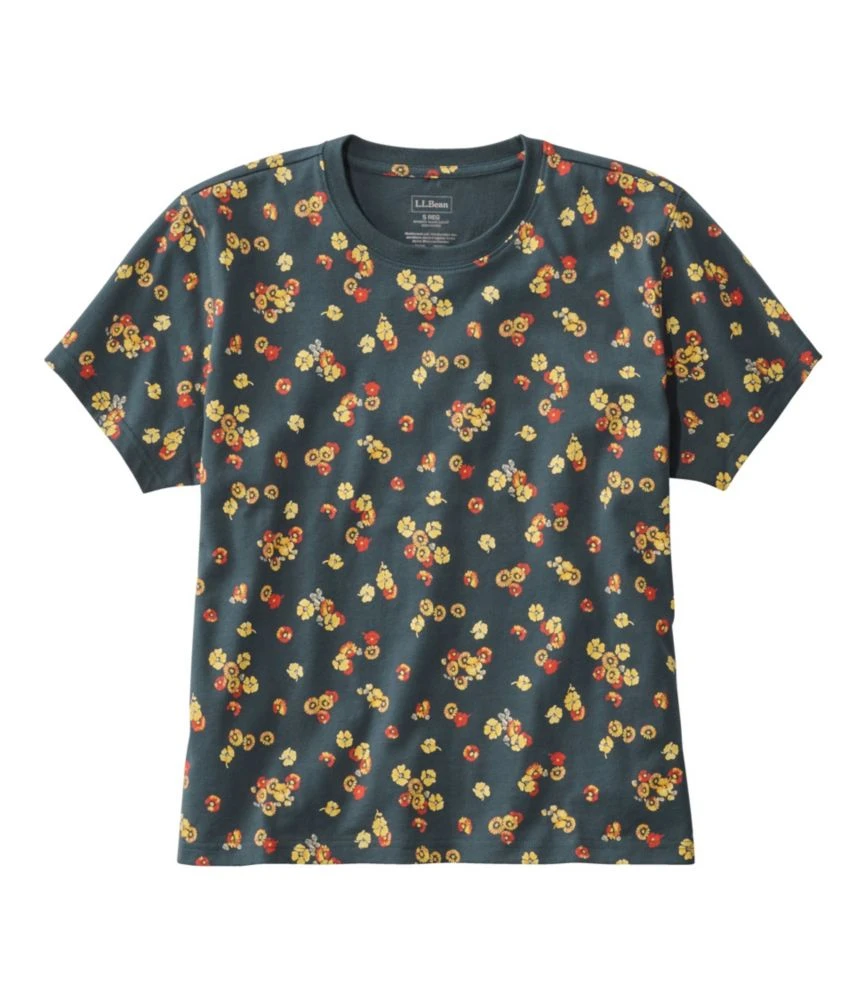 L.L.Bean Women's Saturday T-Shirt, Crewneck Short-Sleeve Print 3 L.L.Bean Women's Saturday T-Shirt, Crewneck Short-Sleeve Print