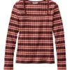 L.L.Bean Women's Signature Ribbed Square-Neck Top -L.L.Bean 519703 54253 41