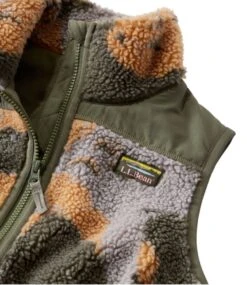 L.L.Bean Women's Bean's Sherpa Fleece Vest, Camo -L.L.Bean 519872 0 47