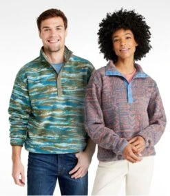 L.L.Bean Adults' Bean's Classic Fleece Pullover, Print 8 L.L.Bean Adults' Bean's Classic Fleece Pullover, Print -L.L.Bean 519939 0 44 1