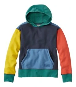 L.L.Bean Kids' Athleisure Hoodie, Colorblock
