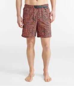 L.L.Bean Men's Classic Supplex Sport Shorts, Belted Print -L.L.Bean 520143 0 44