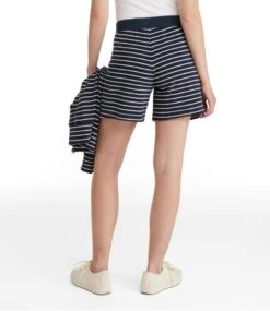 L.L.Bean Women's Ultrasoft Sweats 6" Shorts, Stripe -L.L.Bean 520280 0 45