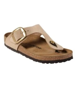 L.L.Bean Women's Birkenstock Big Buckle Gizeh Sandals, Nubuck 11 L.L.Bean Women's Birkenstock Big Buckle Gizeh Sandals, Nubuck -L.L.Bean 520322 0 48