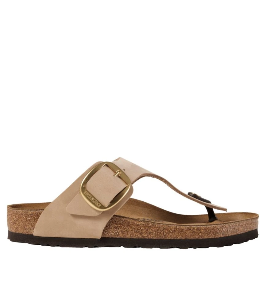 L.L.Bean Women's Birkenstock Big Buckle Gizeh Sandals, Nubuck 3 L.L.Bean Women's Birkenstock Big Buckle Gizeh Sandals, Nubuck