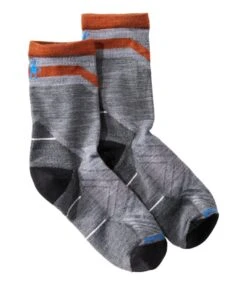 L.L.Bean Men's Smartwool Run Zero Cushion Mid Crew Sock