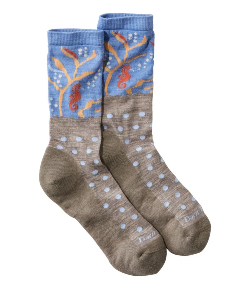 L.L.Bean Women's Darn Tough Wild Life Crew Sock 3 L.L.Bean Women's Darn Tough Wild Life Crew Sock
