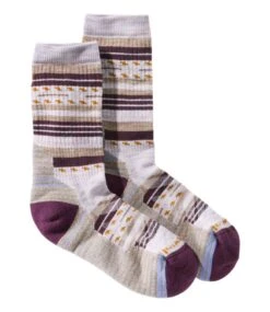 L.L.Bean Women's Smartwool Hike Light Cushion Margarita Crew Sock